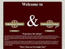 Tablet Screenshot of lakeshoresuites.com